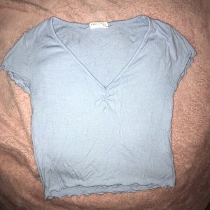 UO Blue Crop Top